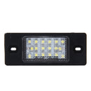 2 PCS License Plate Light with 18 SMD-3528 Lamps for Volkswagen Touareg 2003-2010 ,Prosche Cayenne 2002-2010,2W 120LM, DC12V (White Light)