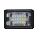 2 PCS License Plate Light with 18 SMD-3528 Lamps for Mercedes-Benz GLK X204 ,2W 120LM, DC12V (White Light)