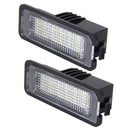2 PCS License Plate Light with 18 SMD-3528 Lamps for Volkswagen,2W 120LM,6000K, DC12V(White Light)