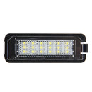 2 PCS License Plate Light with 18 SMD-3528 Lamps for Volkswagen,2W 120LM,6000K, DC12V(White Light)