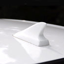 A-886 Car Auto Shark Fin Dome Antenna Decoration for Honda Buick Nissan Hyundai Toyota Volkswagen Mazda(White)