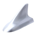 A-886 Car Auto Shark Fin Dome Antenna Decoration for Honda Buick Nissan Hyundai Toyota Volkswagen Mazda(Silver)