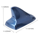 A-886 Car Auto Shark Fin Dome Antenna Decoration for Honda Buick Nissan Hyundai Toyota Volkswagen Mazda(Dark Blue)