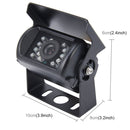 Universal 720Ã—540 Effective Pixel NTSC 60HZ CMOS II Waterproof Car Rear View Backup Camera With 18 LED Lamps, DC 12-24V