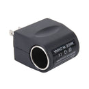 6W Vehicle Power Inverters 220V AC/DC to 12V DC with Car Cigarette Lighter Socket Adapter Converter Vehicle Amplifier Power Output: DC 12V 500mA(US Plug)