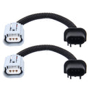 2 PCS H13 Car HID Xenon Headlight Male to Female Conversion Cable with Ceramic Adapter Socket