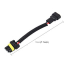 2 PCS 9005/9006 Car HID Xenon Headlight Male to Female Conversion Cable
