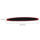 2 PCS Universal Car Body Carbon Fiber Bumper Guard Protector Sticker/Car Crash Bar Bumper Strips /Car Crash Strips/Anti-rub Strips/Anti-rub Bar(Black)