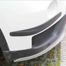 2 PCS Universal Car Body Carbon Fiber Bumper Guard Protector Sticker/Car Crash Bar Bumper Strips /Car Crash Strips/Anti-rub Strips/Anti-rub Bar(Black)