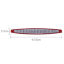 2 PCS Universal Car Body Carbon Fiber Bumper Guard Protector Sticker/Car Crash Bar Bumper Strips /Car Crash Strips/Anti-rub Strips/Anti-rub Bar(Grey)