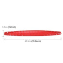 2 PCS Universal Car Body Carbon Fiber Bumper Guard Protector Sticker/Car Crash Bar Bumper Strips /Car Crash Strips/Anti-rub Strips/Anti-rub Bar(Red)