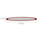2 PCS Universal Car Body Carbon Fiber Bumper Guard Protector Sticker/Car Crash Bar Bumper Strips /Car Crash Strips/Anti-rub Strips/Anti-rub Bar(White)