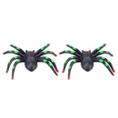 2 PCS Universal Spider Shape Car Motor Bicycle Tire Valve Caps (Green)