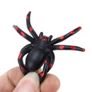 4 PCS Universal Spider Shape Car Motor Bicycle Tire Valve Caps (Red)