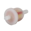 10 PCS Motorcycle Yellow and Red Cylinder Shape Gas Inline Fuel Filter for CG125