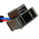 1 Pair 9007 Male to H4 Female Bulb Holder Base Male Socket with Wire