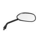 2 PCS Motorcycle Universal Mini ABS Shell Holder Rear VIew Mirror with Fix Holder