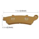 2 PCS Motorcycle Copper Brake Pads for Suzuki Yamaha Honda