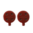 2 PCS Universal Metal Brake Disc Pads for Bike and Skateboard(Red)