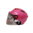 Motorcycle Full Face Riding Helmet Clear Lens Shield Helmet(Magenta)