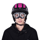 Winter Season Motorcycle Breathable Safty Helmet(Magenta)