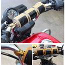 Motorcycle Waterproof Aluminum Shell Bluetooth Handle Stereo Speaker, Support BT/MP3/FM/TF(Silver)