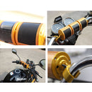 Motorcycle Waterproof Aluminum Shell Bluetooth Handle Stereo Speaker, Support BT/MP3/FM/TF(Silver)