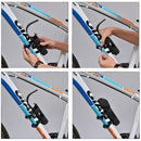 Foldable Alloy Steel Anti-theft Lock with Keys for Motorcycle Bike House Door