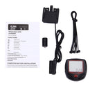 English Waterproof 14 Function Cycle Computer LCD Odometer Speedometer