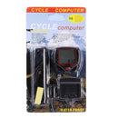 English Waterproof 14 Function Cycle Computer LCD Odometer Speedometer
