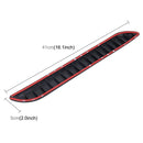 2 PCS Universal Car Auto Rubber Body Bumper Guard Protector Strip Sticker(Black)
