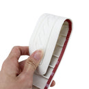 2 PCS Universal Car Auto Rubber Body Bumper Guard Protector Strip Sticker(White)