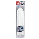 2 PCS Universal Car Auto Rubber Body Bumper Guard Protector Strip Sticker(White)