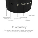 D33 5W USB Charging RGB Car Decoration Portable DJ Light Sound Activated Rotating Strobe Effect Atmosphere Light Star Music Light Lamp, DC 5V