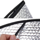 10 PCS Motorcycle Electric Car Sun Cushion Pad Heat Reflective Sheet Aluminum Sheet Sun Shade Car Mats