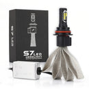 2 PCS S7 9004 40W 3200 LM 6000K IP68 Car Headlight with 2 COB Lamps and Heat Dissipation Cable, DC 9-30V(White Light)