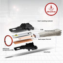 2 PCS S7 9005 40W 3200 LM 6000K IP68 Car Headlight with 2 COB Lamps and Heat Dissipation Cable, DC 9-30V(White Light)