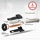 2 PCS S7 H7 40W 3200 LM 6000K IP68 Car Headlight with 2 COB Lamps and Heat Dissipation Cable, DC 9-30V(White Light)