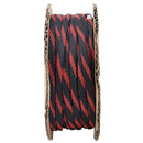 100m Car Nylon Weave Audio Cable Protective Cover(Red)