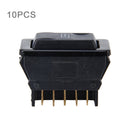 10 PCS Car Auto Universal DIY 5 Pin Boat Cap OFF- ON Push Button