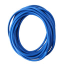 5m Car Decorative Strip PVC Chrome Decoration Strip Door Seal Window Seal(Blue)
