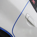 5m Car Decorative Strip PVC Chrome Decoration Strip Door Seal Window Seal(Blue)