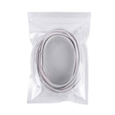5m Car Decorative Strip PVC Chrome Decoration Strip Door Seal Window Seal(White)