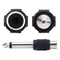 6.35mm to RCA Male to Female Plug Stereo Audio Adapter