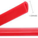 5.6m Car Decorative Strip Rubber Chrome Decoration Strip Door Seal Window Seal(Red)