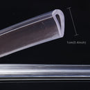 5.6m Car Decorative Strip Rubber Chrome Decoration Strip Door Seal Window Seal (Transparent)