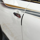 FR JG-031 8 PCS Rubber Car Side Door Edge Protection Guards Cover Trims Stickers(Black)