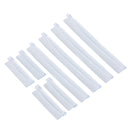 FR JG-031 8 PCS Rubber Car Side Door Edge Protection Guards Cover Trims Stickers(Transparent)