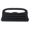 Vehicle Portable Desk Steering Wheel Multi-use Tray Stand Car Food Eating Table iPad Holder(Black)