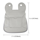 Cartoon Style Car Seat Back Organizer Car Seat Hanging Bag Storage for Snacks Drinks Books ipad and Phone(Grey)